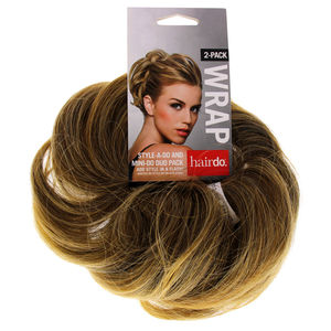 Style-a-do And Mini-do Duo Pack - R1416T Buttered Toast by Hairdo 2 Pc Hair Wrap